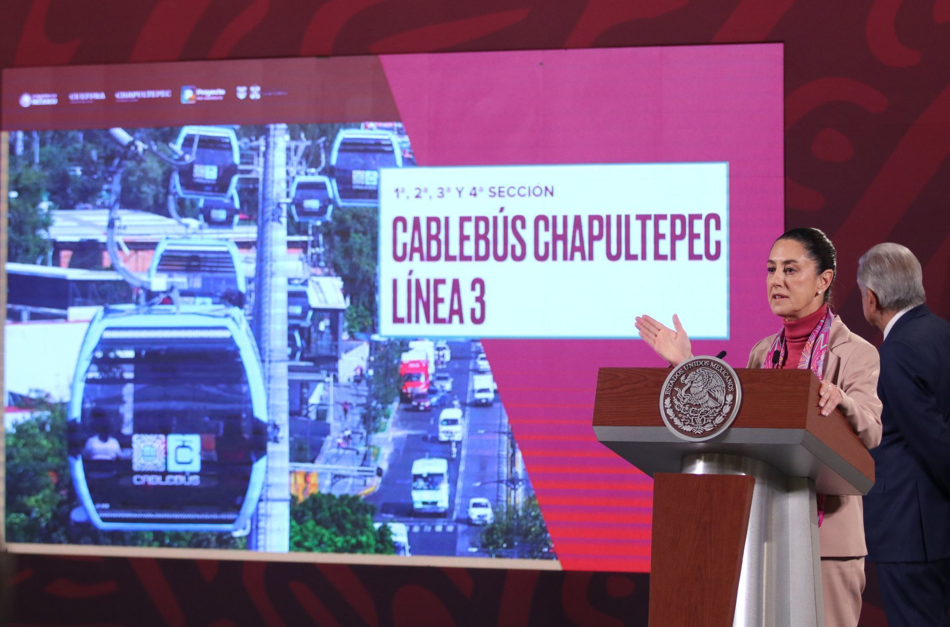 Sheinbaum anunció la Línea 3 del Cablebús en CDMX estará lista para el 2023: “Un proyecto de turismo y de transporte público”