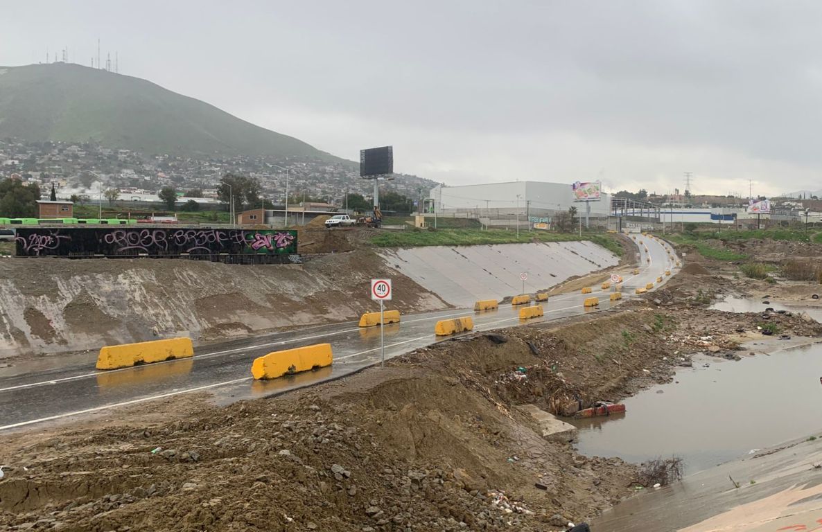 Cerrará hoy SIDURT ruta de desvío terraplén en Los Olivos por condiciones climáticas adversas en Tijuana