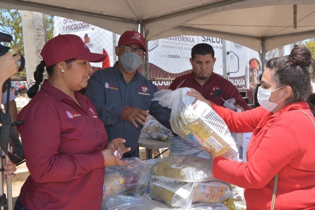 Entrega DIF 67.2 toneladas de alimentos a albergues para personas migrantes