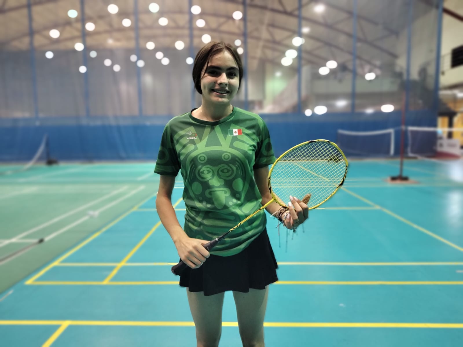 Impulsa INDE BC a la atleta Camila Morales para alcanzar más hazañas en el bádminton