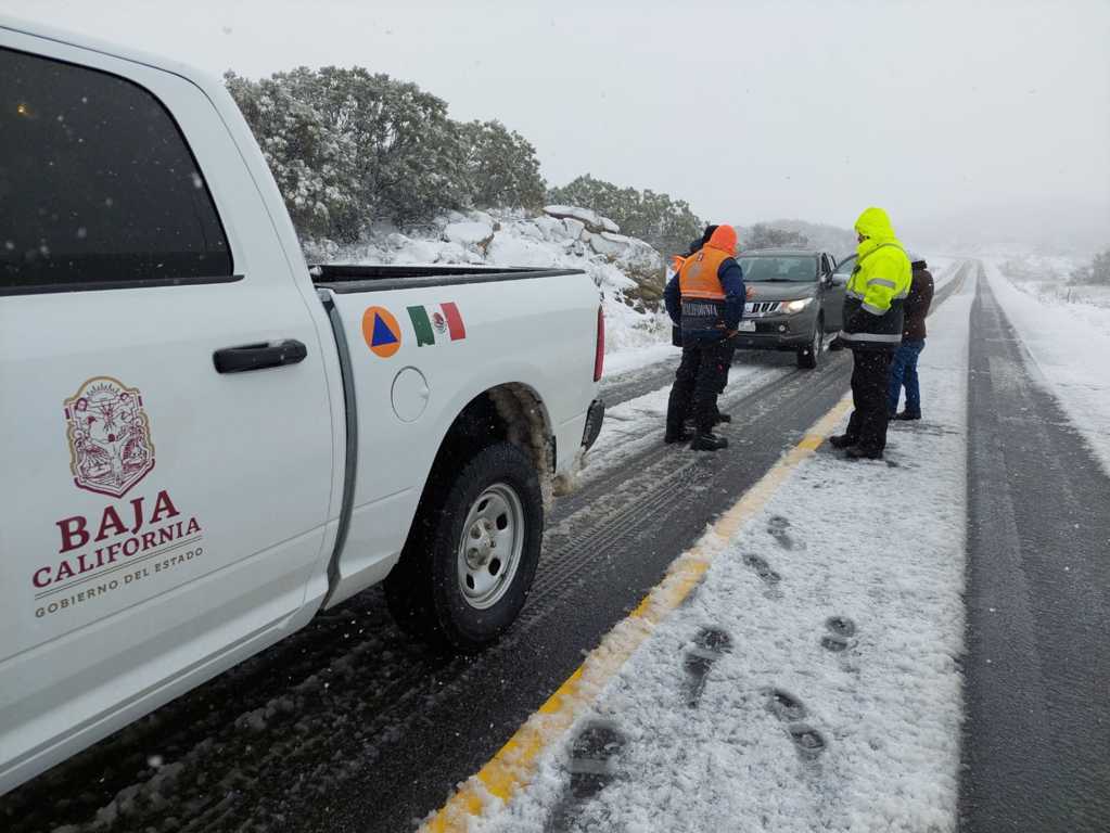 Informa Protección Civil estatal sobre incidencias por tormenta invernal