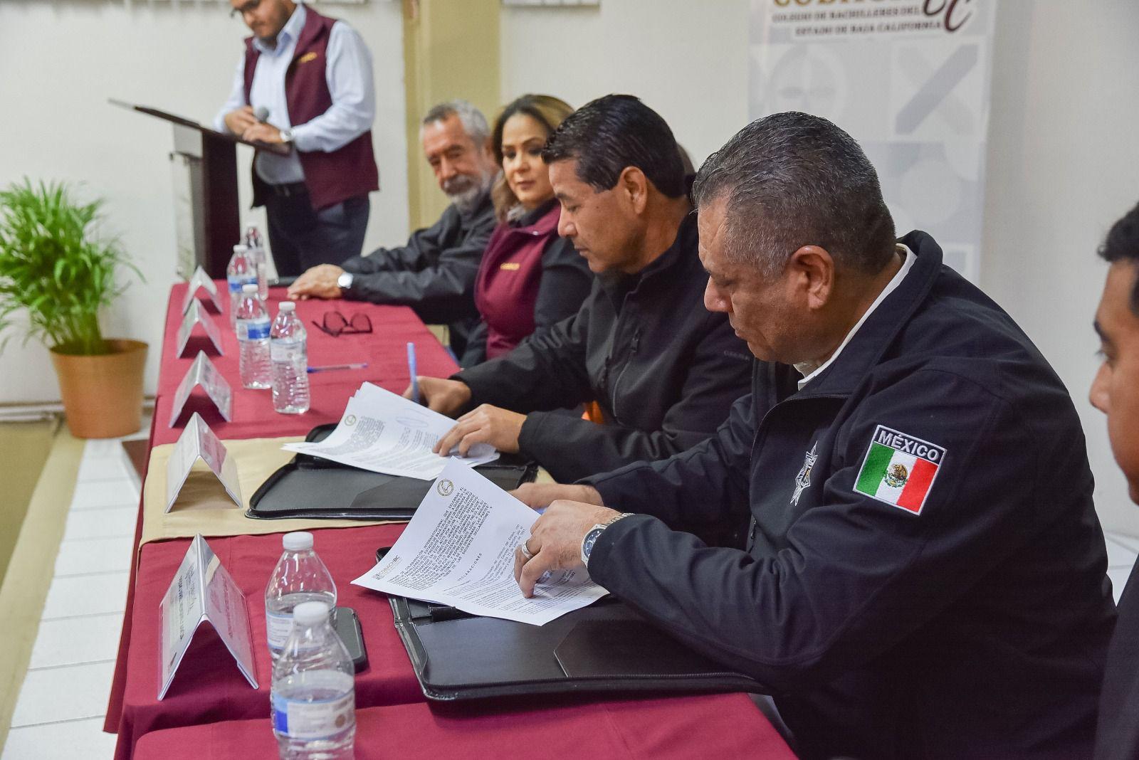 Concretan COBACH BC y ESJUDE alianza en beneficio del pleno desarrollo de las y los jóvenes bajacalifornianos