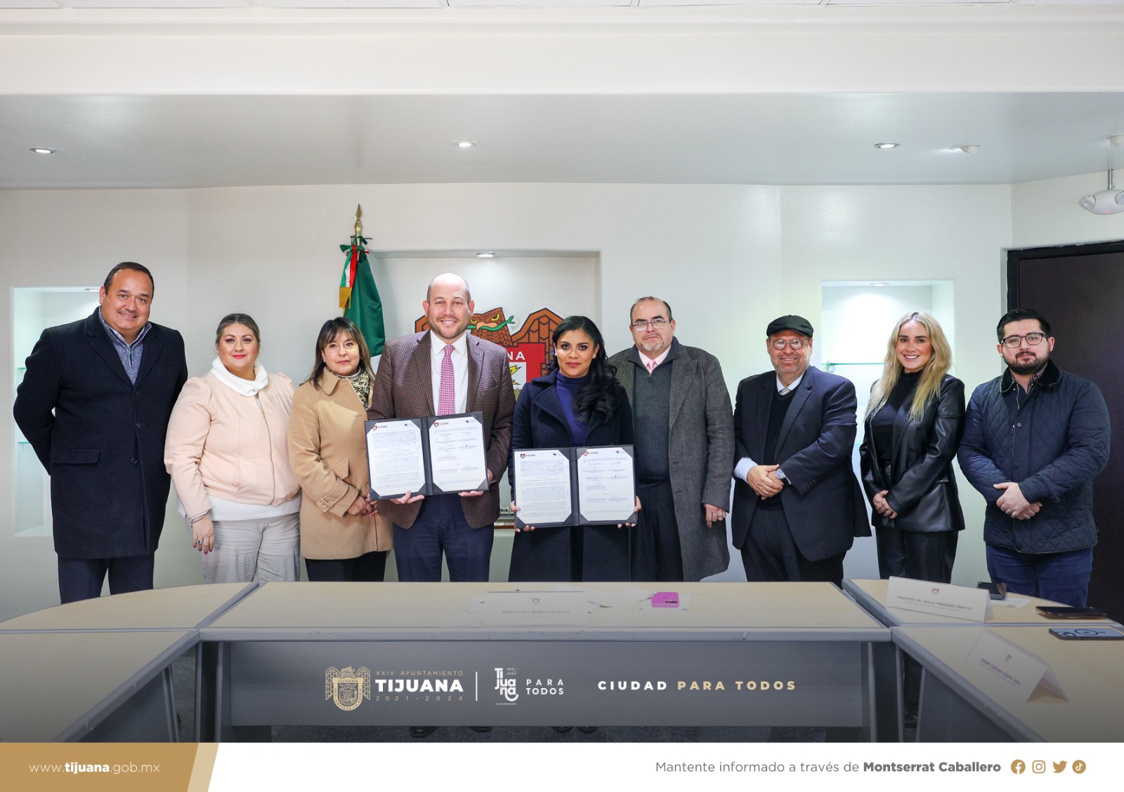 Alcaldesa Montserrat Caballero prioriza los derechos humanos