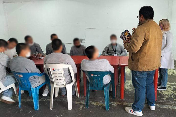 Ofrece CESISPE alternativas de desarrollo a jóvenes del centro de internamiento para adolescentes de Tijuana