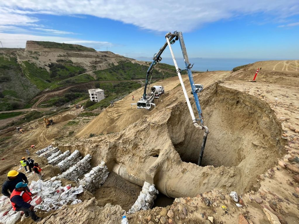 Repara CESPT avería sistema de alejamiento de aguas residuales de Tijuana