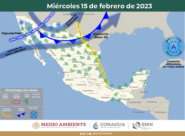 Se pronostican vientos, lluvia y nevadas: Protección Civil Baja California