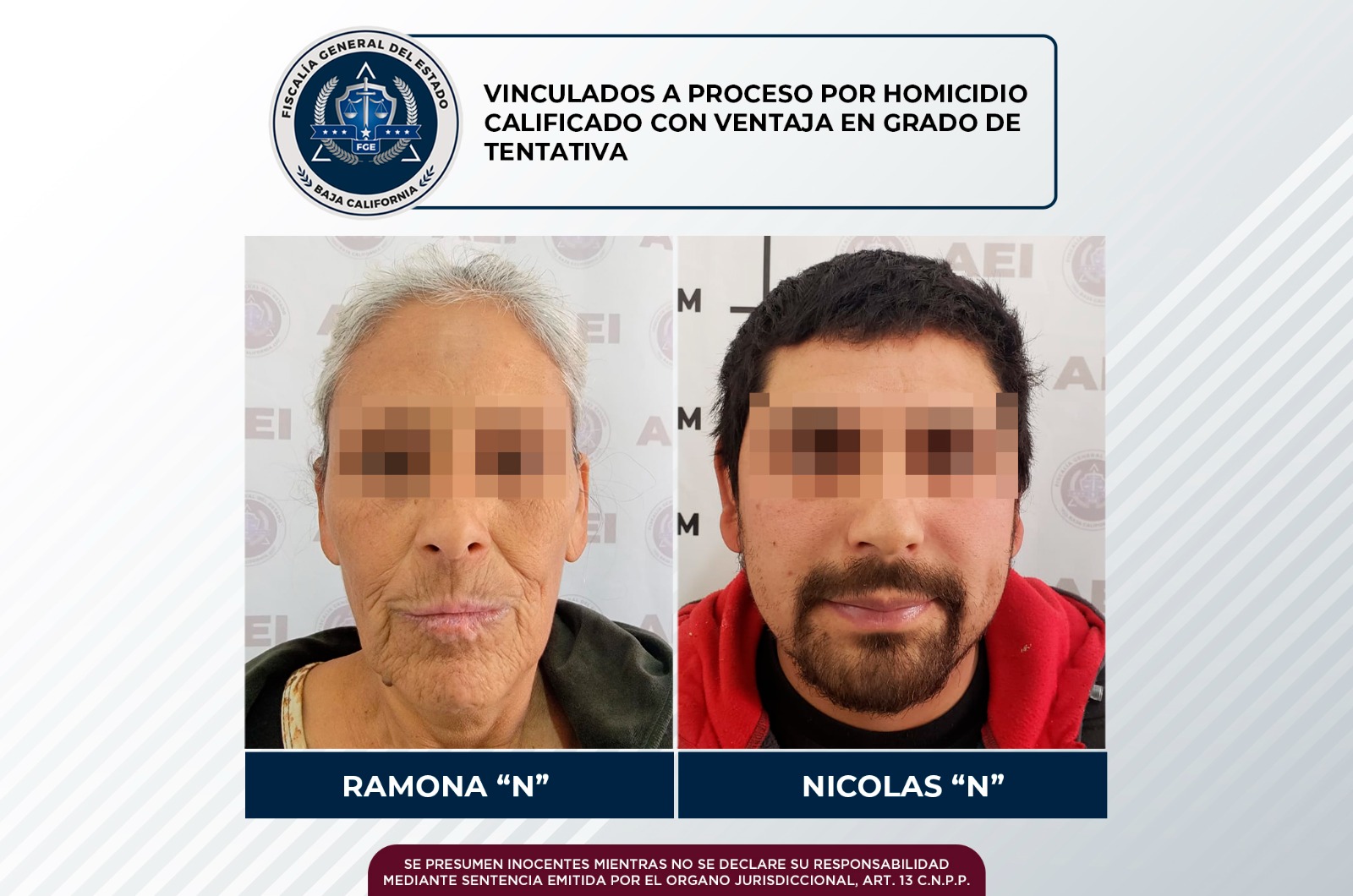 En prisión preventiva un hombre y una mujer por intento de homicidio: FGE