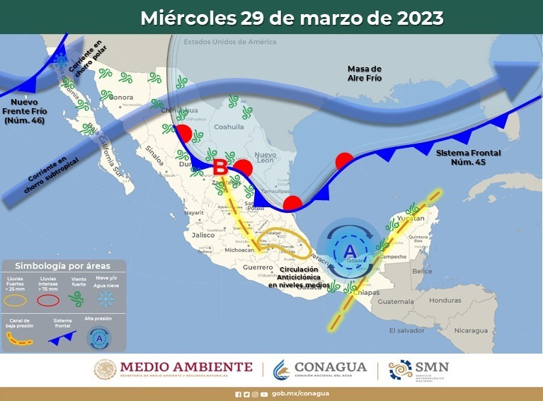 Anuncia Protección Civil probabilidad de lluvias en Baja California para miércoles y jueves