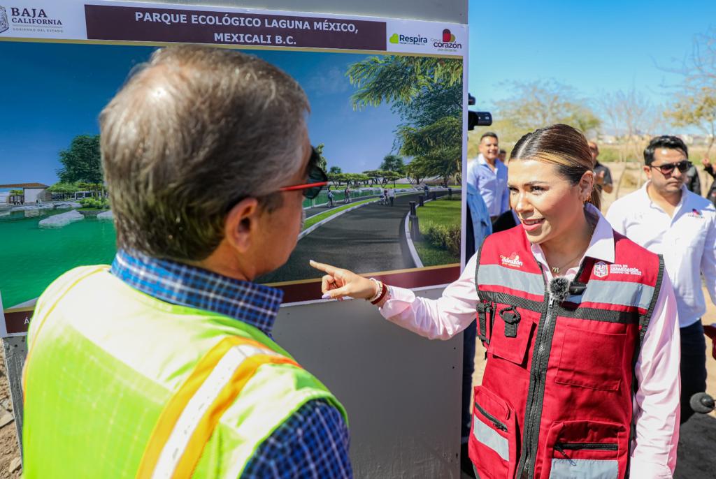 Avanza construcción del Parque Laguna México en Mexicali: Marina del Pilar