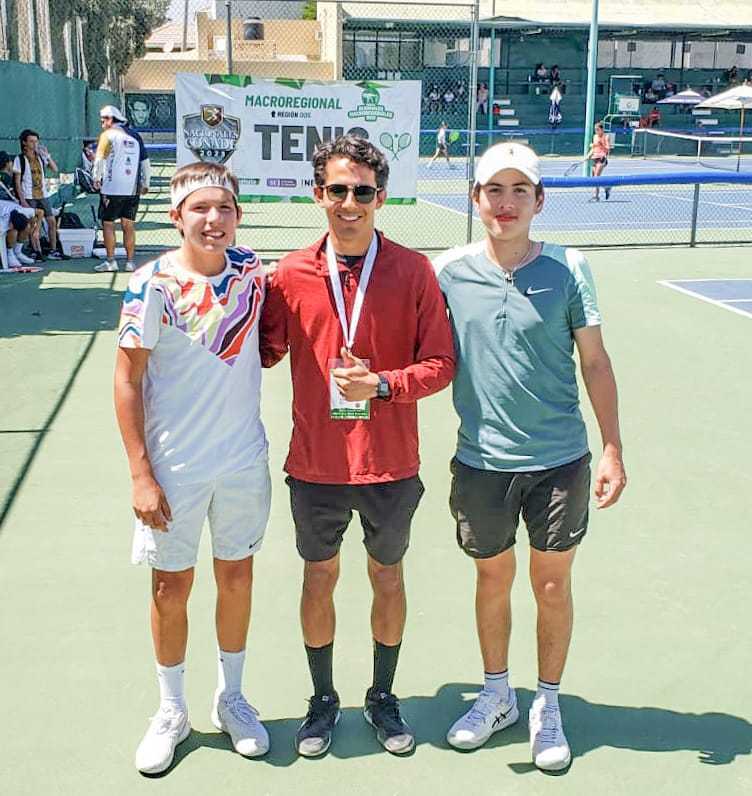 Consiguen Sergio Garín y Santiago Resendez boleto a nacionales para el tenis de Baja California