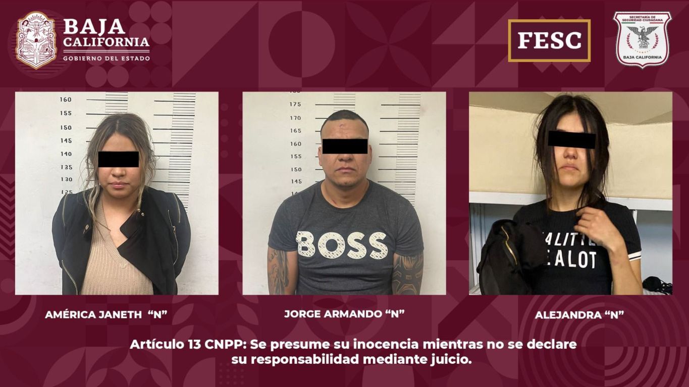 Detiene FESC a ocho personas en posesión de sustancias ilícitas