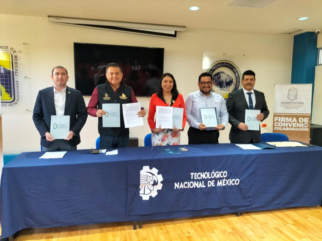 Firma SADERBC convenio de vinculación con el Tecnológico Nacional De méxico campus Mexicali para fortalecer al sector agropecuario