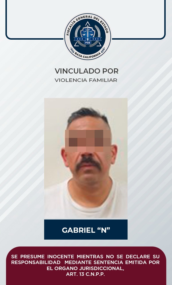 Dan prisión preventiva a hombre acusado de violencia familiar: FGE