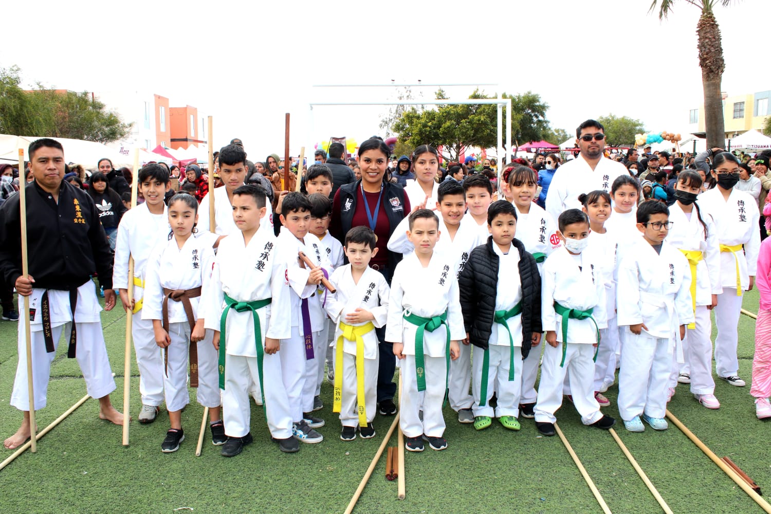 Alcaldesa de Tijuana brinda bienestar a la niñez deportista