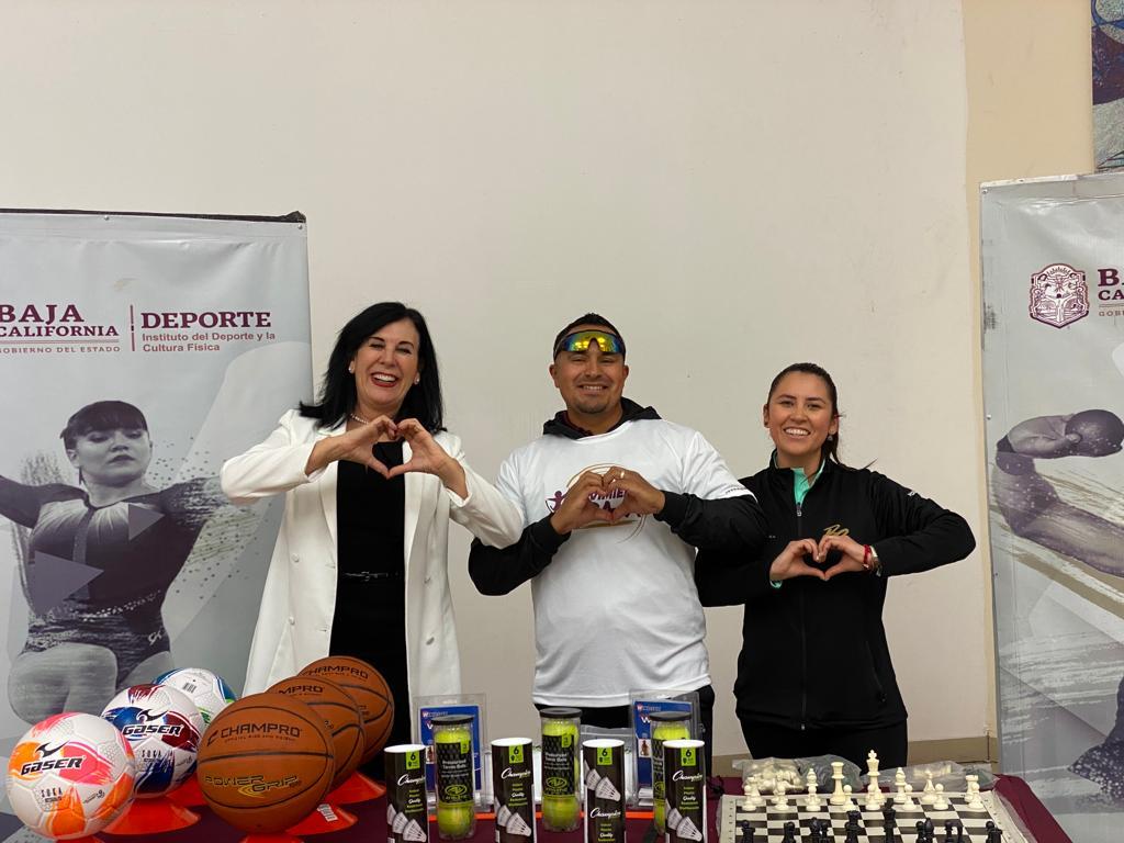 Beneficia INDE BC con entrega importante de material deportivo a 14 escuelas de Mexicali