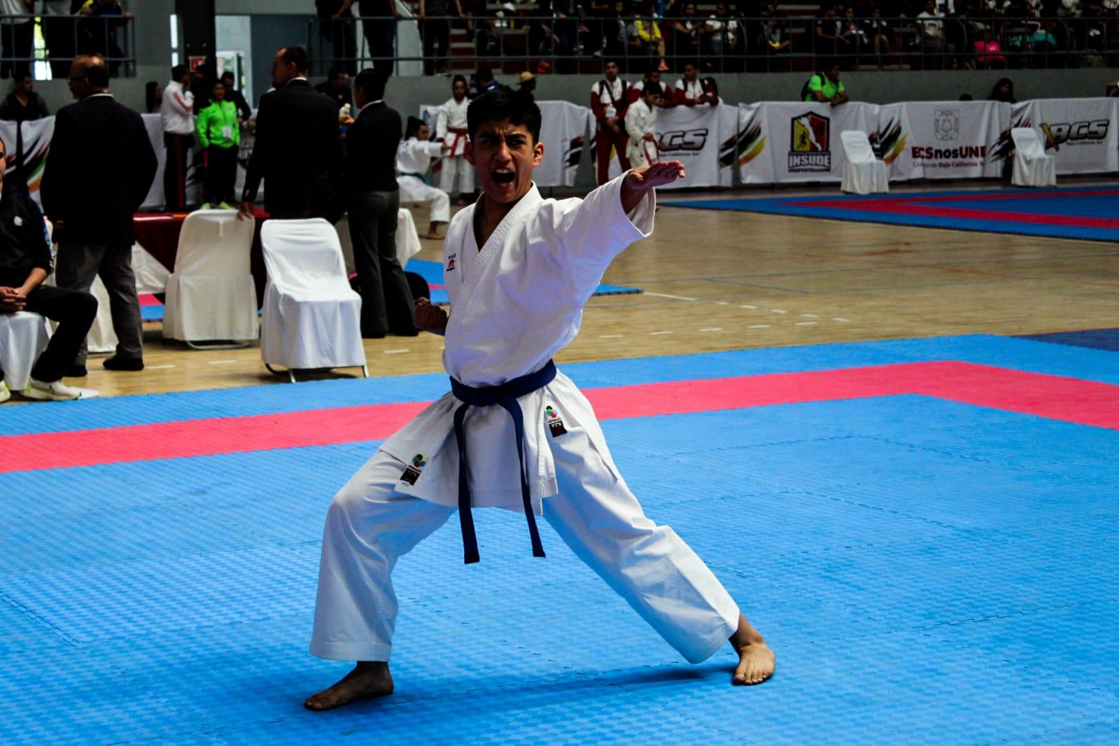 Tiene Baja California a su primer clasificado en karate do a nacionales CONADE 2023