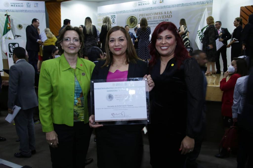 Obtiene Escuela de Enfermería del IMSS Baja California Premio a la Competitividad 2022