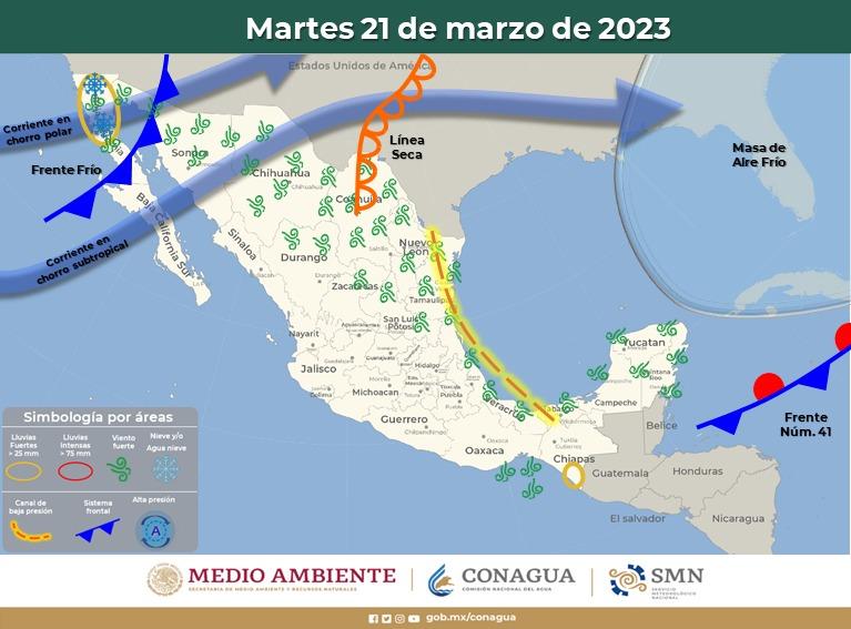 Ingresará frente frío a Baja California este domingo: Protección Civil