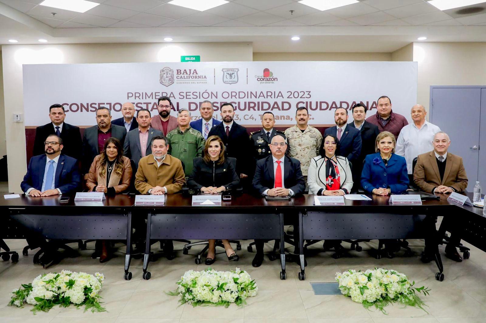 Celebra Consejo Estatal de seguridad ciudadana primera sesión ordinaria 2023