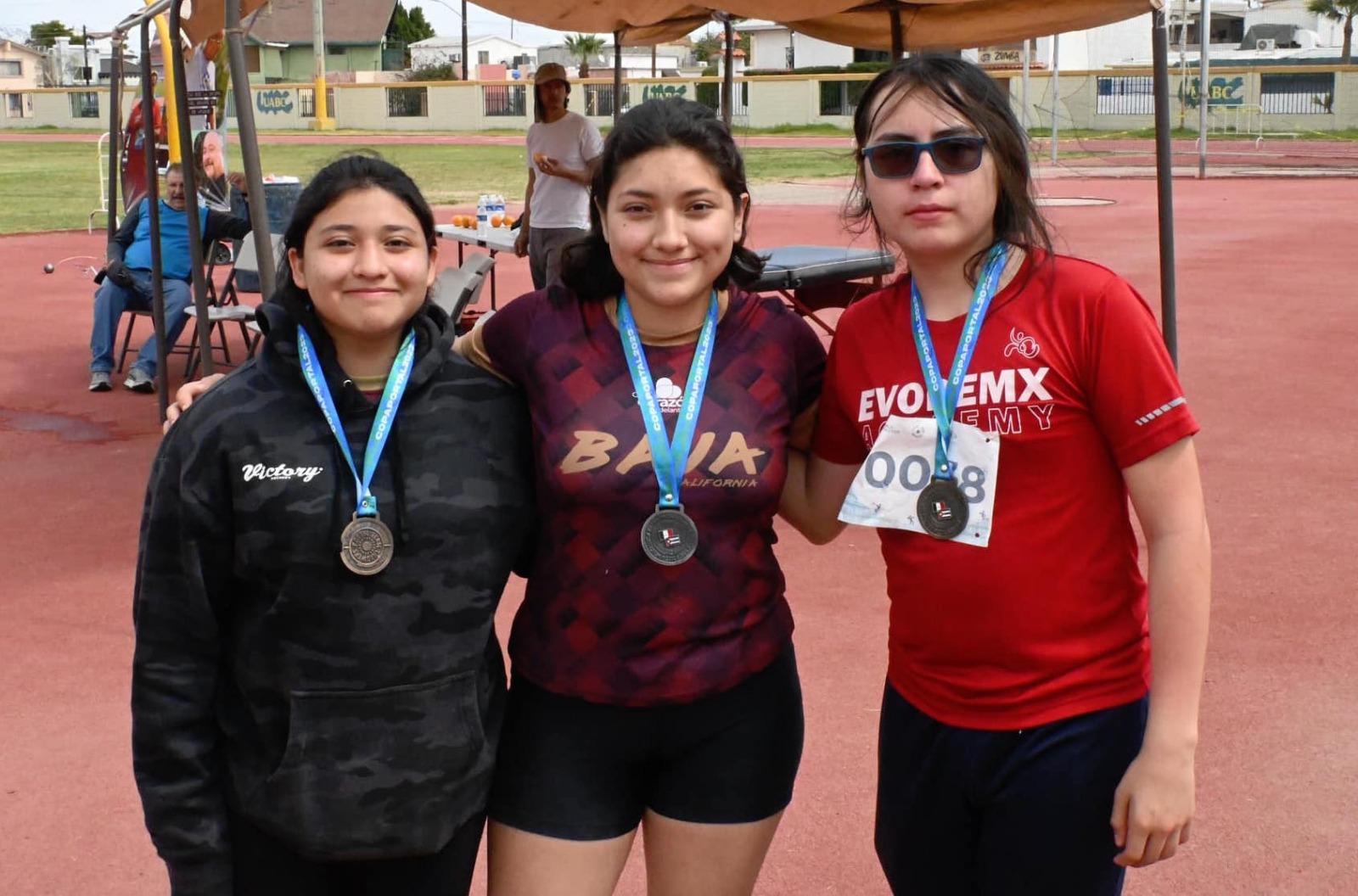 Realizan con éxito la primera copa portal de lanzamientos en atletismo: INDE BC