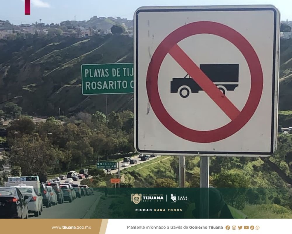 Solicita Ayuntamiento evitar tráfico pesado sobre carretera a playas