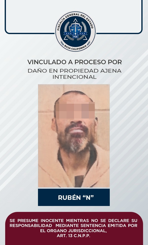 Es vinculado a proceso un hombre por el delito de daño en propiedad ajena intencional