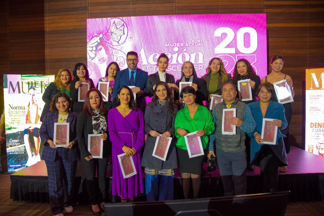 Reconocen trayectoria de 26 Mujeres de Éxito En el 11vo. Foro Mujer Actual “Acción es trascender”