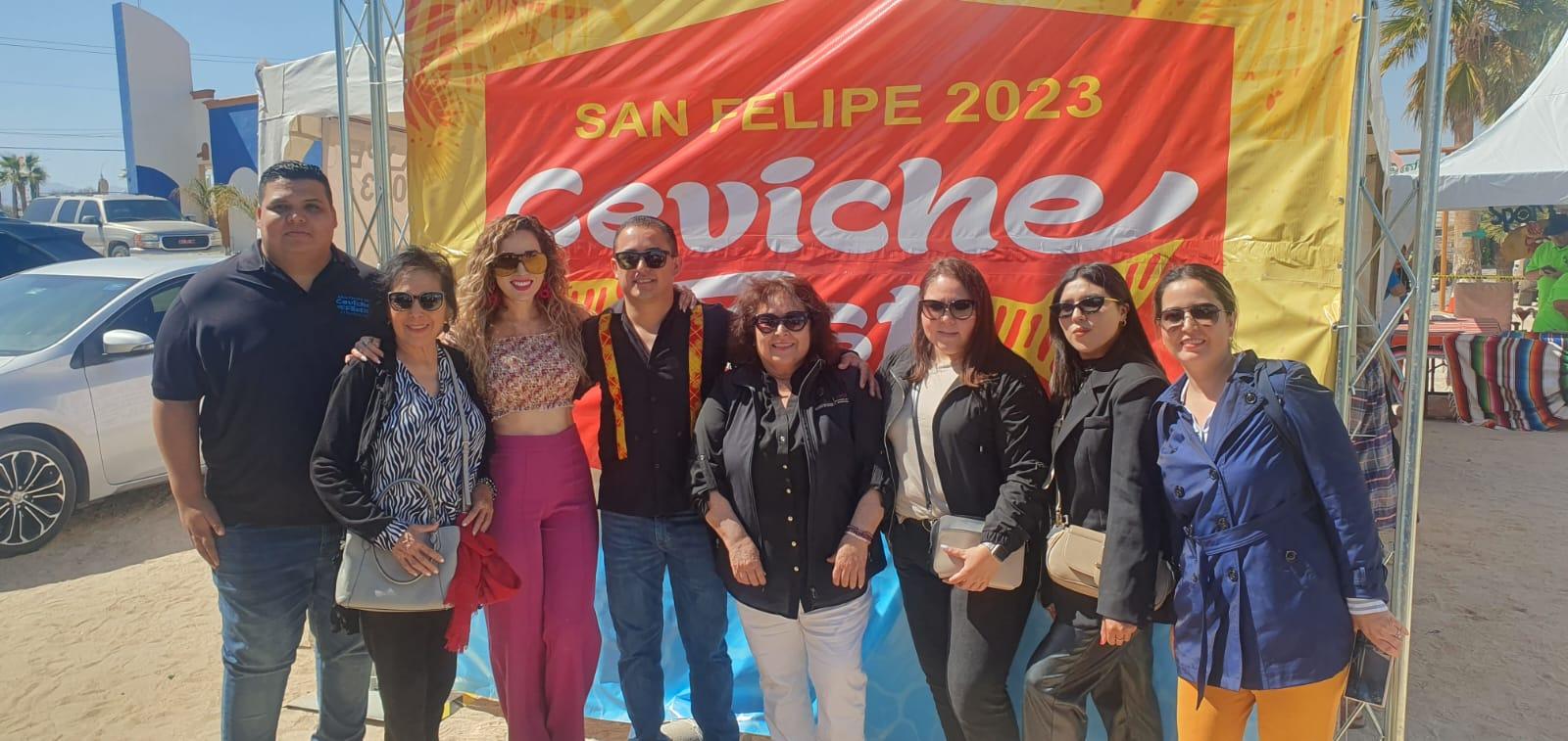 Participa titular de SEPESCA en el festival del ceviche de San Felipe