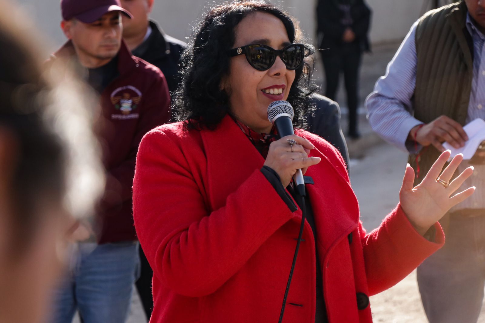 Anuncia Araceli Brown obra de pavimentación con recursos del ramo 33 en ampliación plan libertador