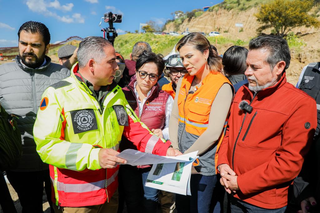 Protegen tres órdenes de gobierno a población tras derrumbe en el Cañón del Matadero: Marina del Pilar