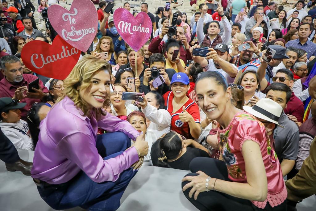 Unen esfuerzos Marina del Pilar y Claudia Sheinbaum por gobiernos digitales y cercanos a la gente