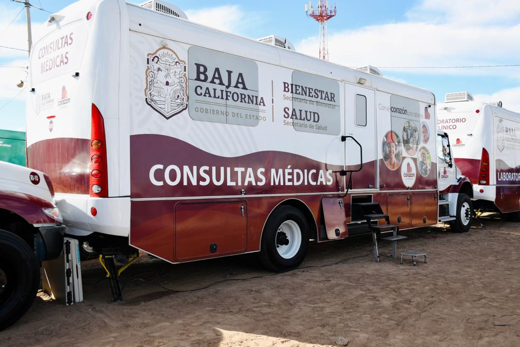 Acercarán Centros de Salud Móviles servicios gratuitos a rivera campestre y parajes de puebla, en Mexicali