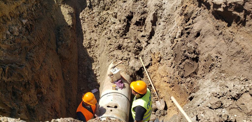 Atiende CESPT fuga en acueducto Otay-Libertad