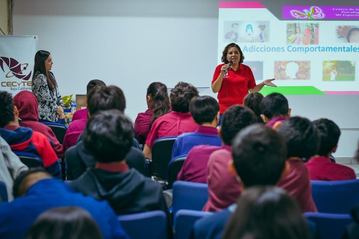 Concientiza CECyTE BC a estudiantes en materia de prevención de adicciones