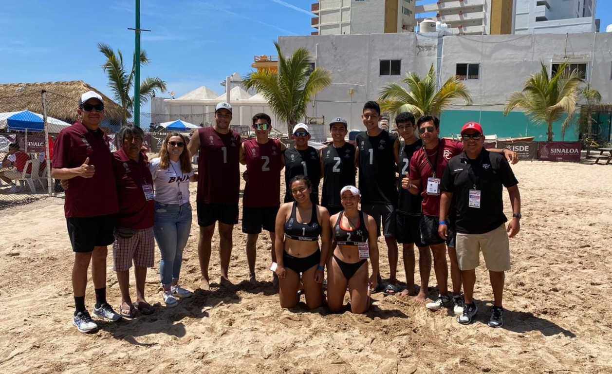 Consigue Baja California cuatro selectivos clasificados en Vóleibol de Playa: INDE