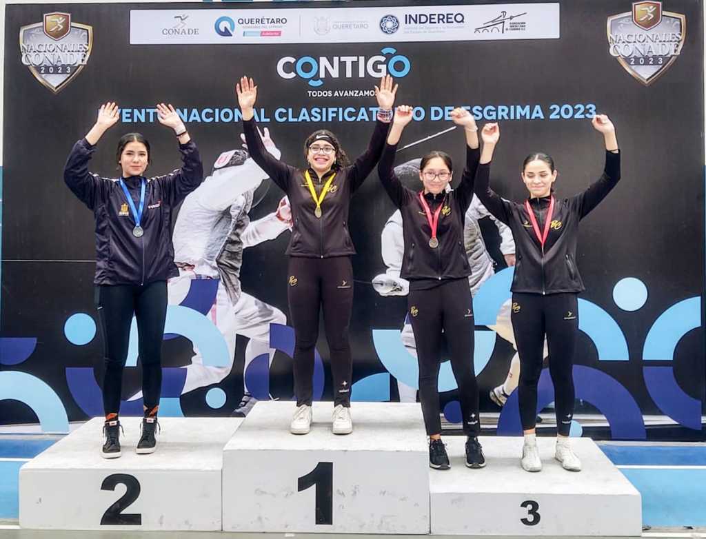 Ganan esgrimistas de Baja California medallas en clasificatorio a Nacionales CONADE 2023