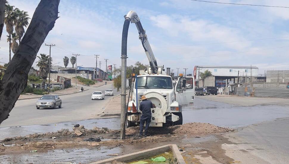 Intensifica CESPT trabajos de mantenimiento correctivo de redes sanitarias