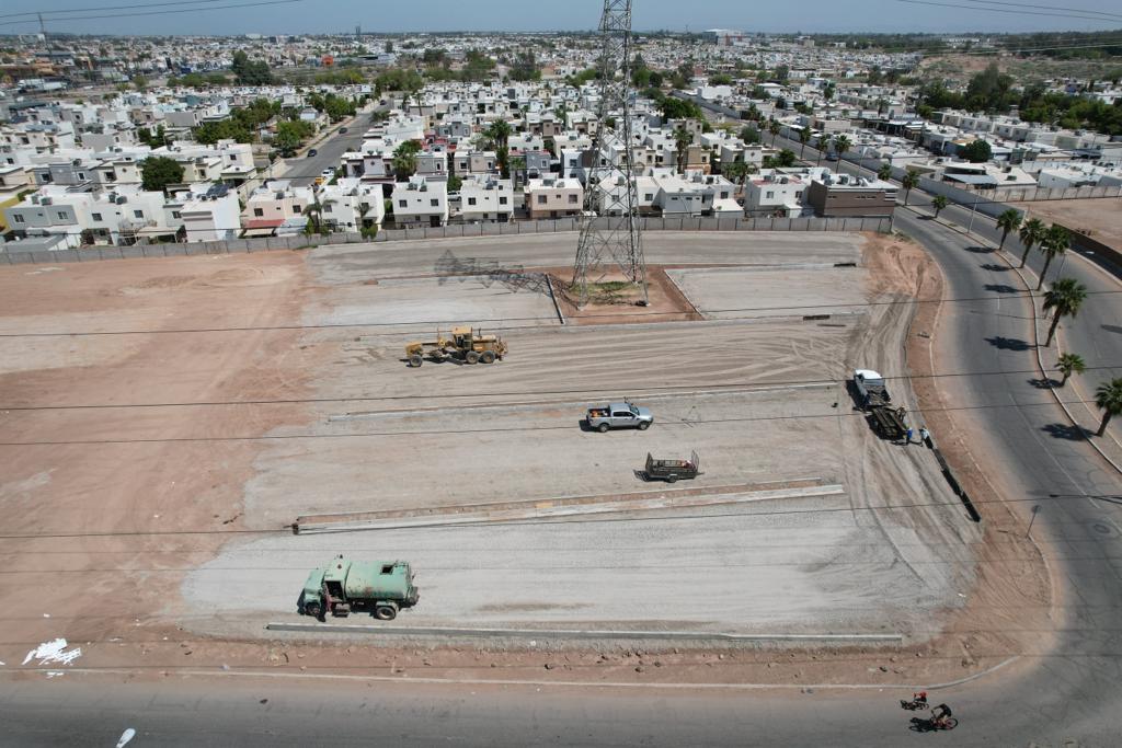 Presenta estacionamiento de “Tu Parque”, en Mexicali, avance del 50%: SUDIRT