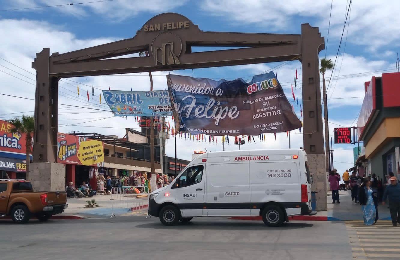 Encabeza secretaría de salud operativo de atención médica a turistas en San Felipe