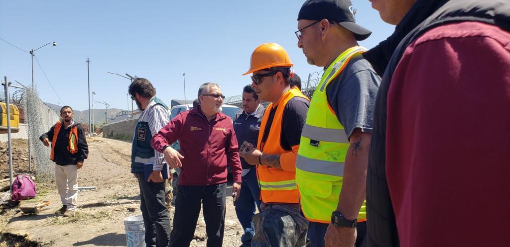 Atiende CESPT fuga en acueducto Otay-Libertad