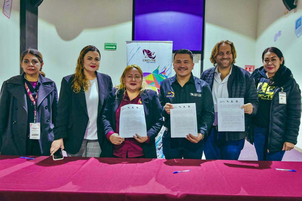 Establece CECyTE BC convenio de colaboración dual con Best Board a favor del alumnado