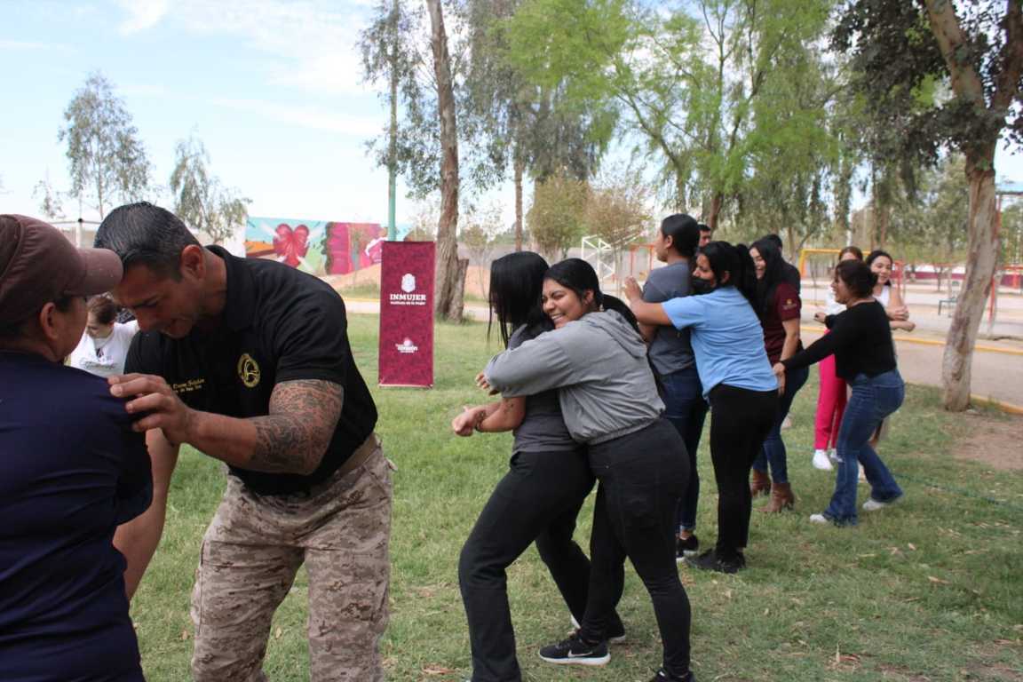 Realiza INMUJER taller gratuito de defensa personal para mujeres en Mexicali