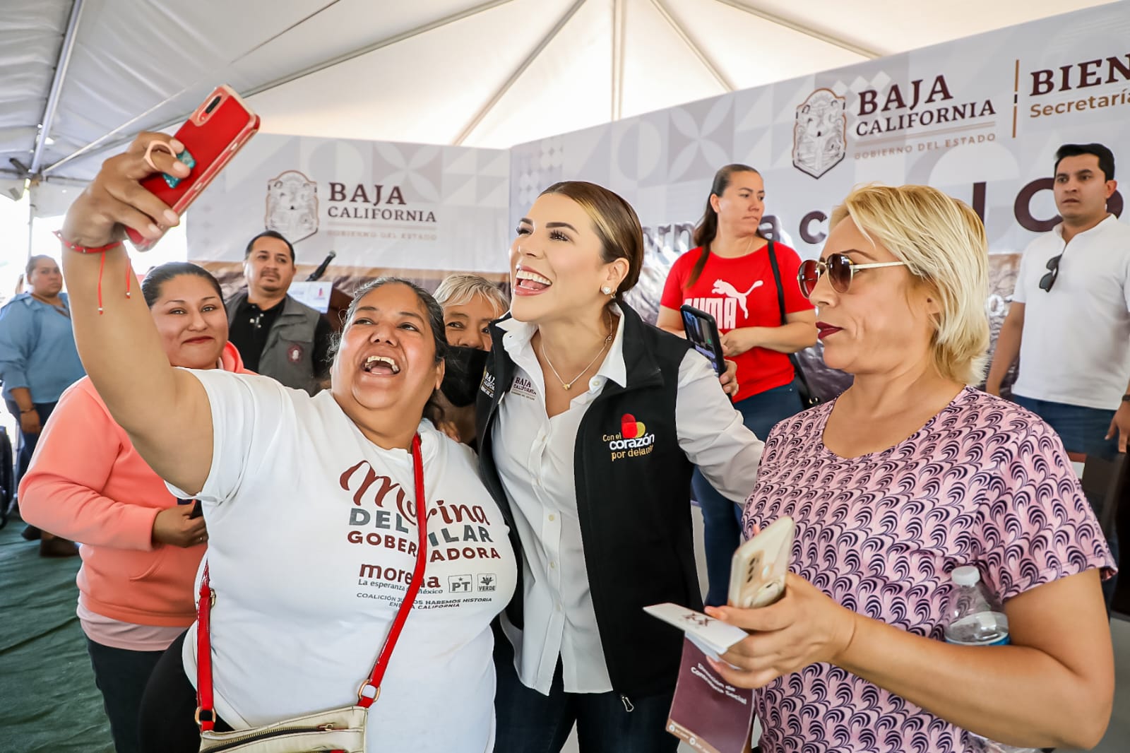 Suman Andrés Manuel López Obrador y Marina del Pilar esfuerzos por el bienestar de la población