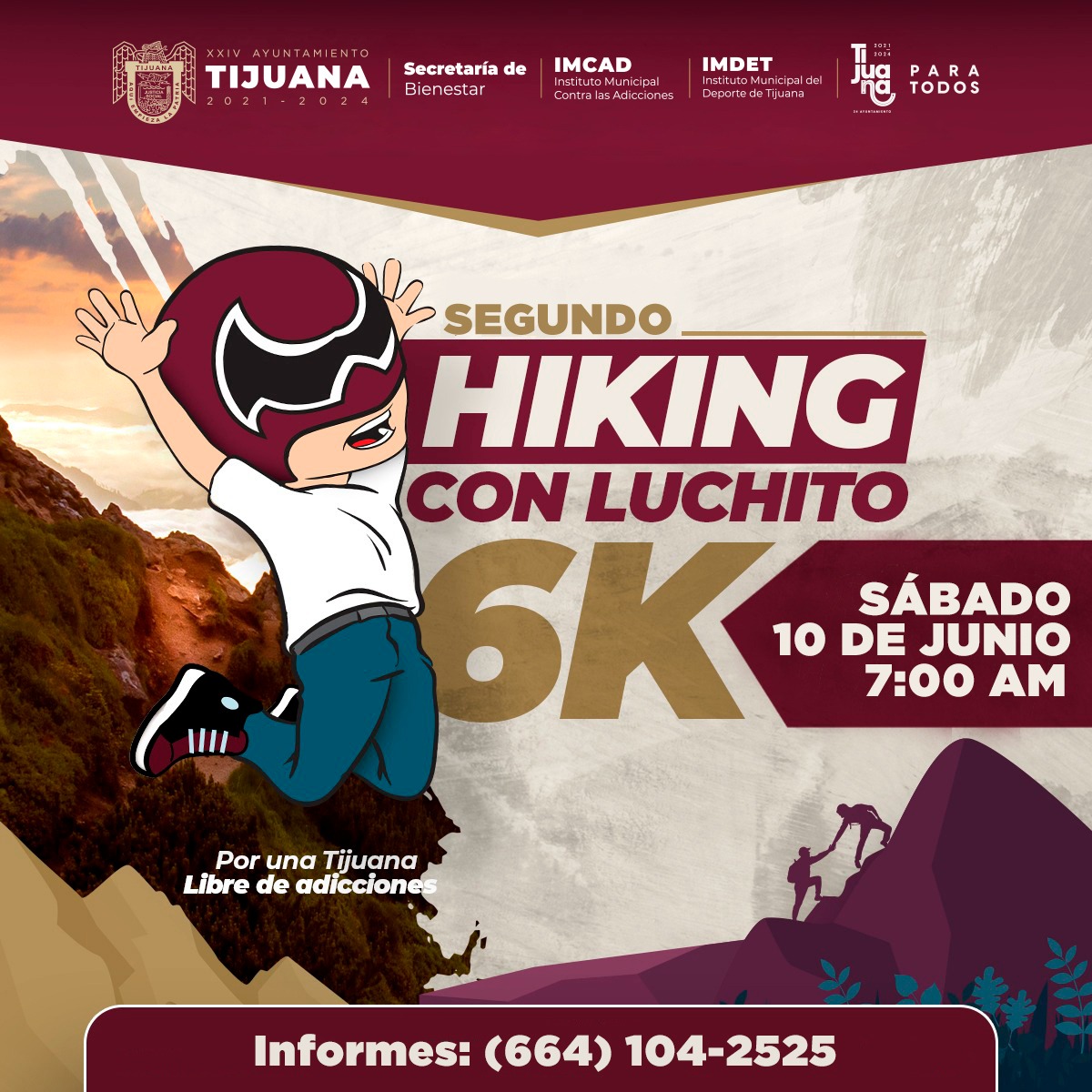 IMCAD prepara la segunda edición de “Hiking Con Luchito 6K”