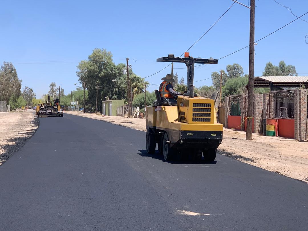 Rehabilita SIDURT múltiples sectores de carreteras estatales del Valle de Mexicali