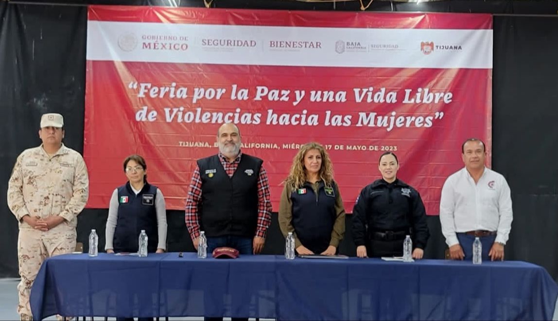 Participa Secretaría de Seguridad de Tijuana en “Feria por la paz y una vida libre de violencia hacia las mujeres’