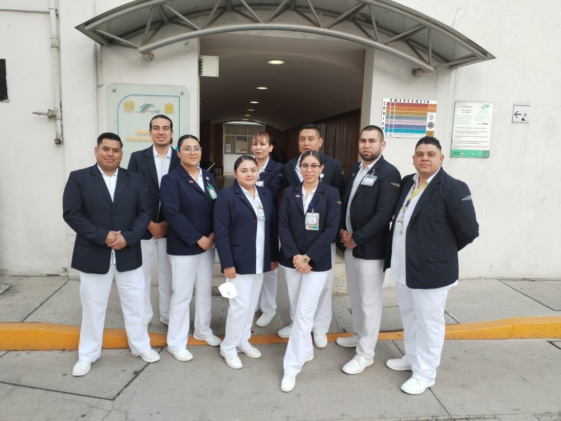 Realizan estudiantes de posgrado de enfermería del Hospital General de Tijuana prácticas de especialidad en la ciudad de México