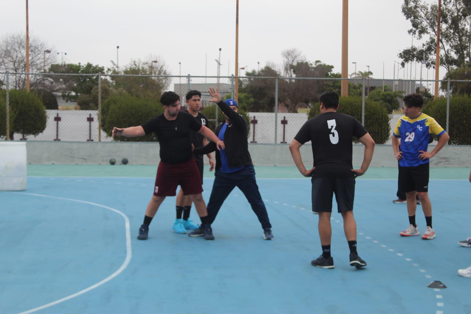 Prepara INDE al handball bajacaliforniano para los juegos CONADE 2023