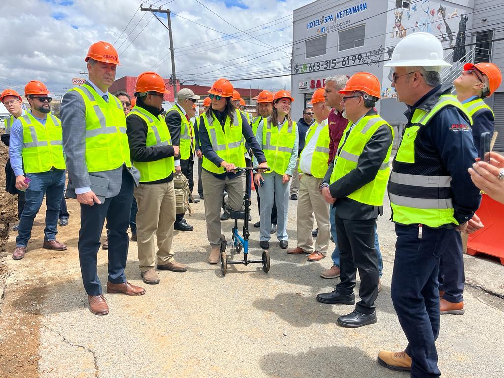 SUPERVISA CESPT JUNTO A REPRESENTANTES DE EPA Y NADBANK AVANCES EN LA MEJORA DEL COLECTOR ORIENTE