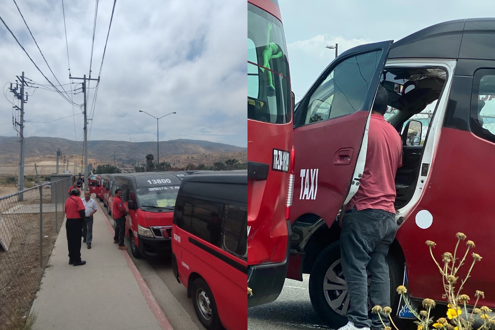 MIRE NOMÁS EL NIVEL DE LOS TAXISTAS ROJOS